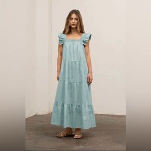 BNWT Moon River Teal Cotton Dress